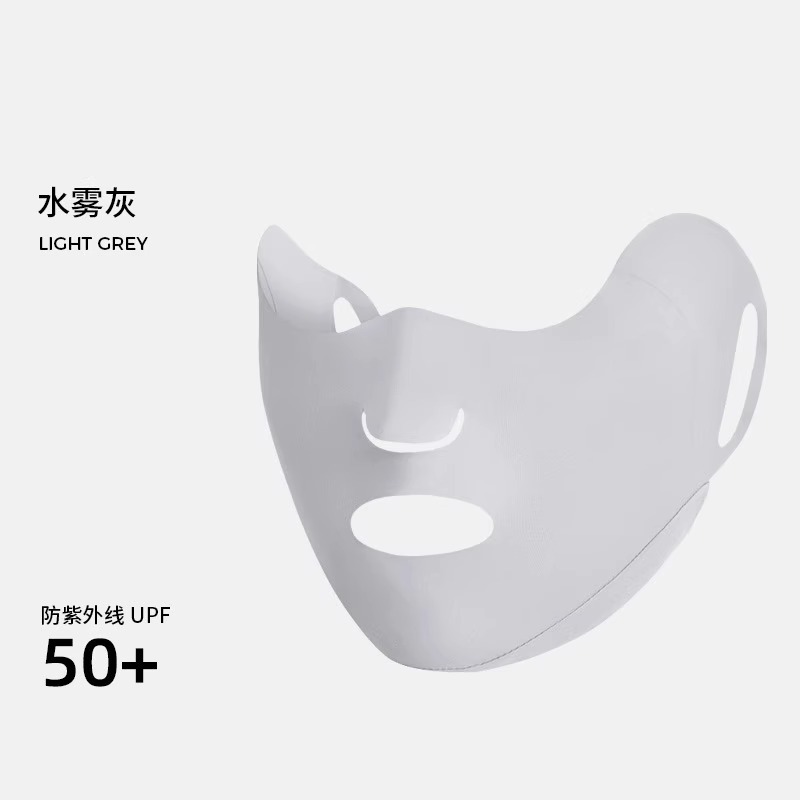 Máscara facial especial para correr de verano, máscara respirada para mujeres, máscara respirada para deportes al aire libre, boca abierta, nariz respirada.