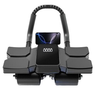 Intelligent counting four-wheel abdominal wheel, automatic rebound abdominal muscle wheel, abdominal curling, reducing belly calories, home fitness equipment 5