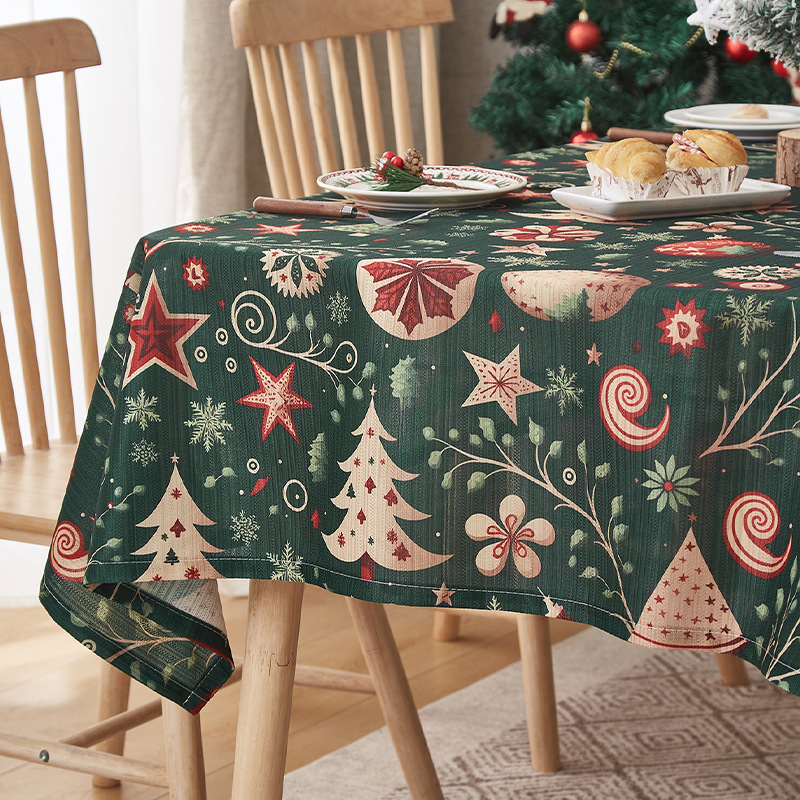 新しいアメリカンテーブルクロスクリスマステーマテーブルクロスクリスマステーブルクロステーブルマットホリデーデコレーションテーブルクロスメーカー卸売|undefined