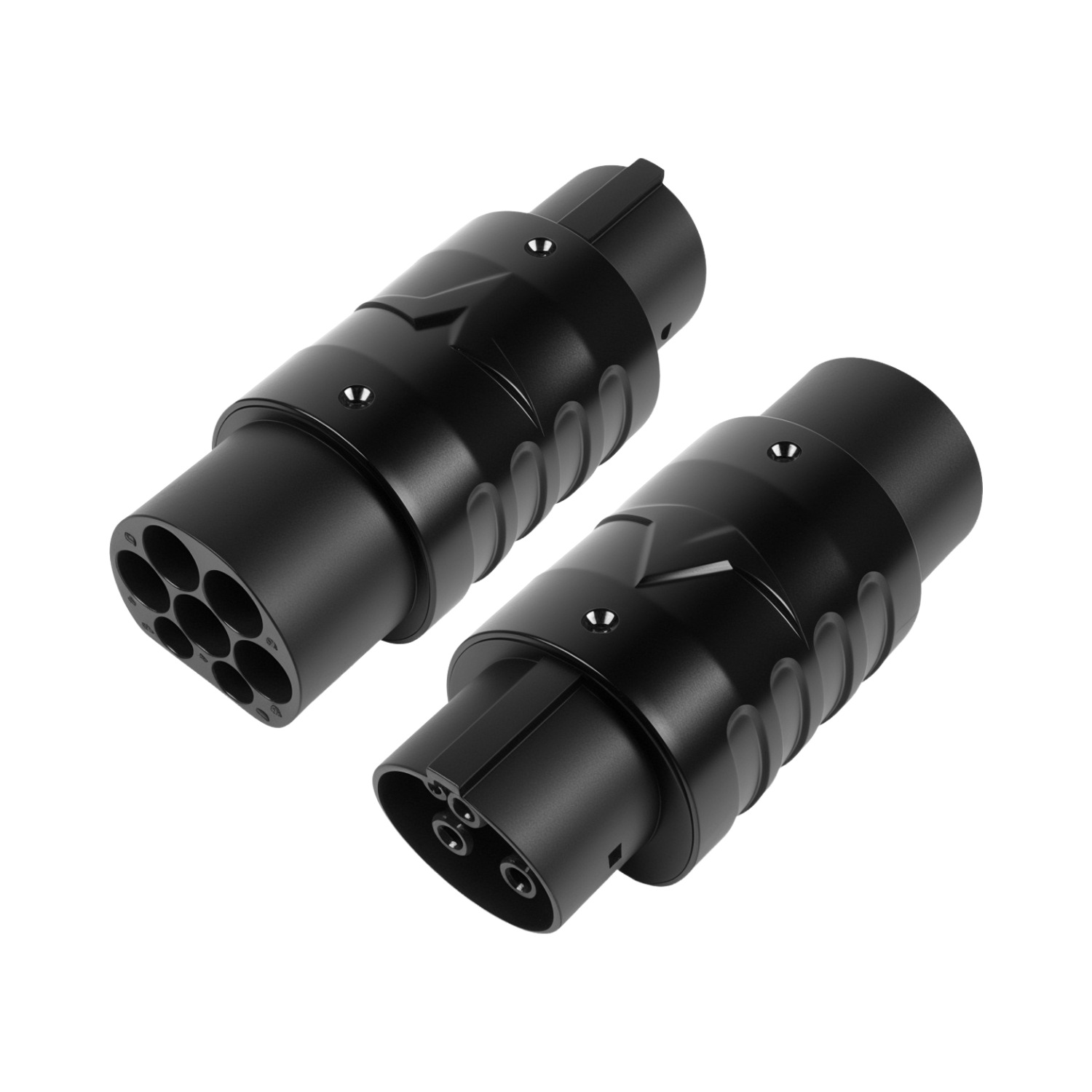 小飓新能源汽车GBT充电桩欧标美标国标转换头特斯拉J1772 TYPE2