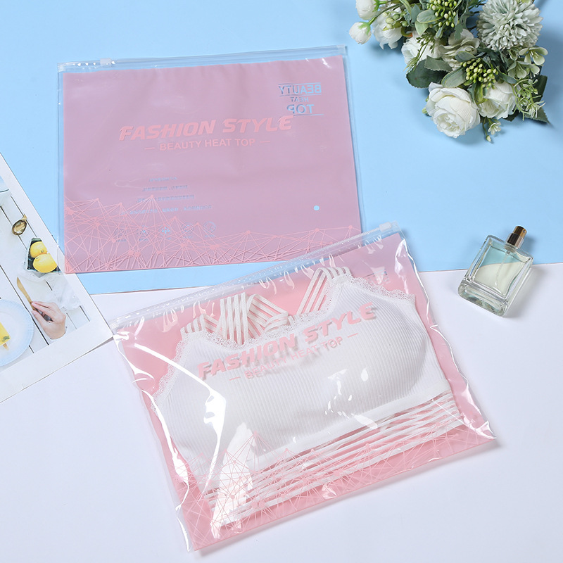 廠家新款文胸內衣包裝袋打底褲包裝服裝透明袋拉鏈自封袋