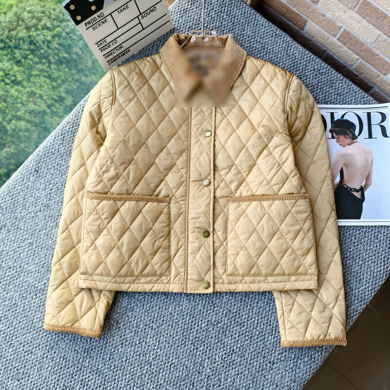 2025 Shenzhen Nanyou Classy Women's Clothing B's New Quilted Lapel Cotton Short Jacket Cotton Jacket