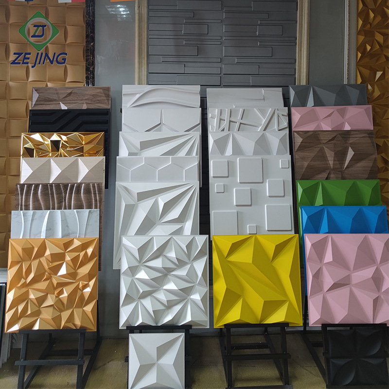 Factory Direct Sale Waterproof Wall Sticker PVC 3D Wall Panel Wallpanel 3D Decor Board