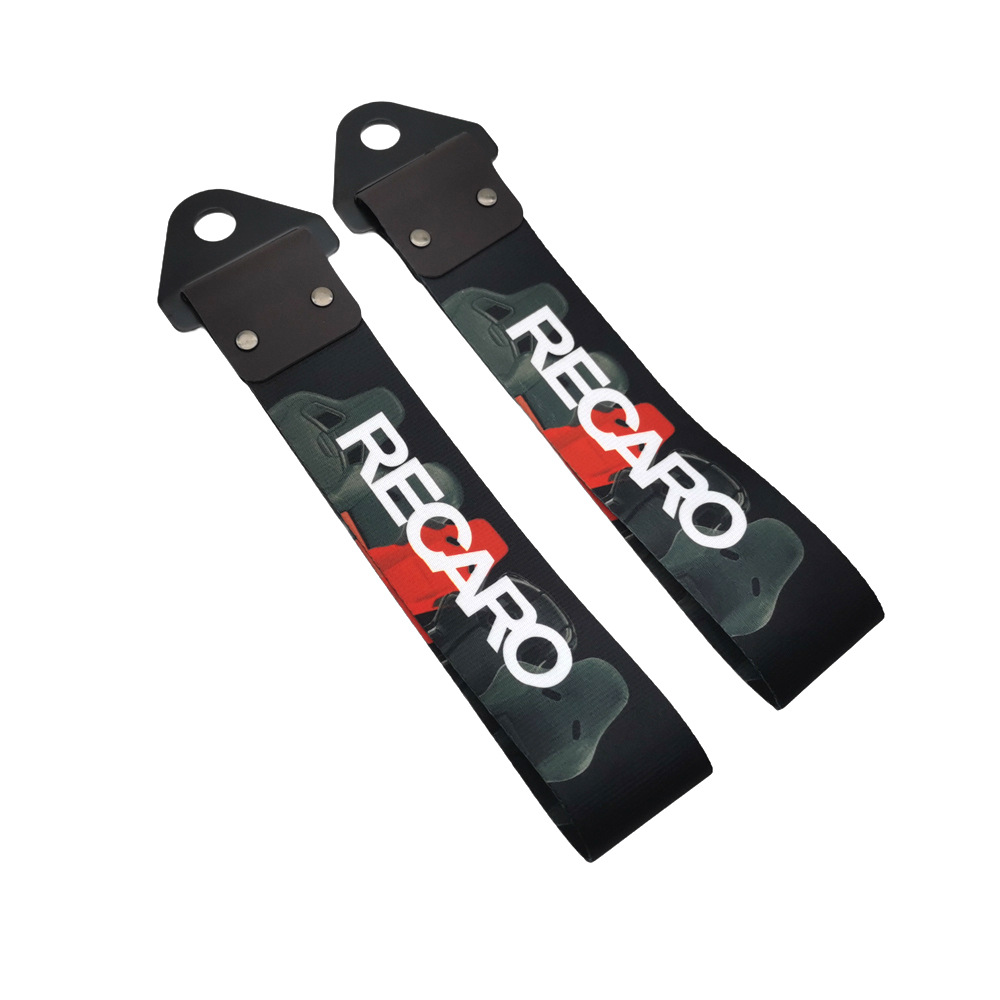 Car Modification Jdm Trailer with Triangle Buckle Insurance Front Bumper Lip Decoration Traction Rope Tail Throat Personalized Decorative Streamer
