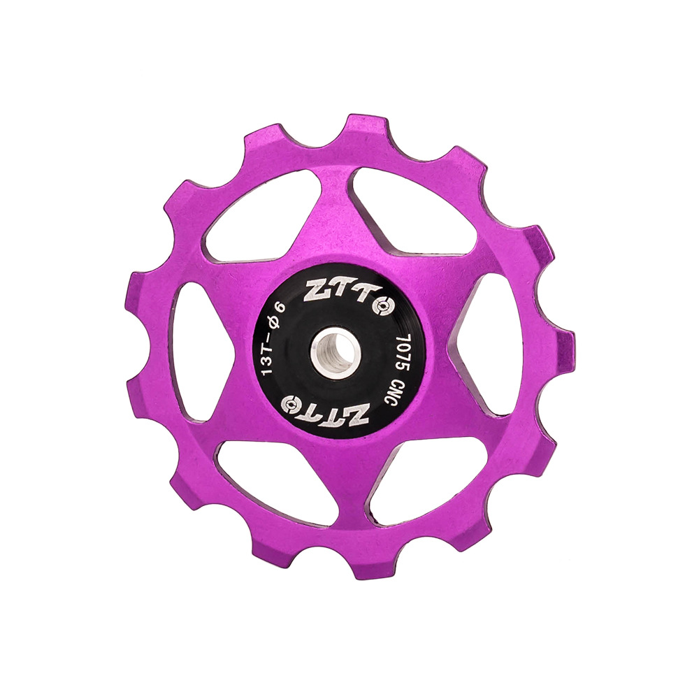 ZTTO bicicleta de carretera de montaña rodamiento trasero rueda de guía rodamiento de metal 13T accesorios de rueda de guía de transmisión de metal
