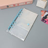 Transparent photoalbum for business cards, sticker, storage system, tear-off sheet, 3inch