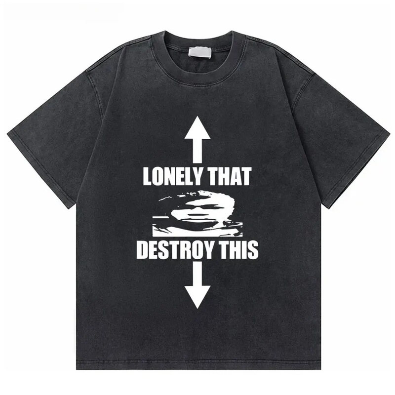 【Cross-Border European Size】Rapper Playboi Carti Opium Merch T-Shirt for Men and Women Hip Hop Style