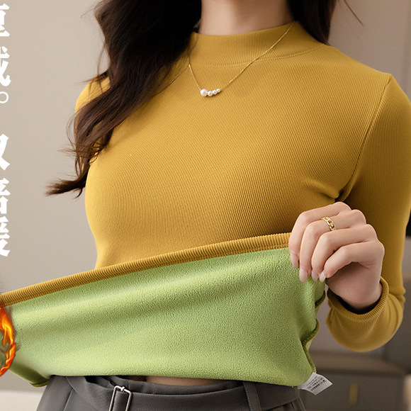 【500g plus velvet thickened】Winter·Mediterranean women's half-high…