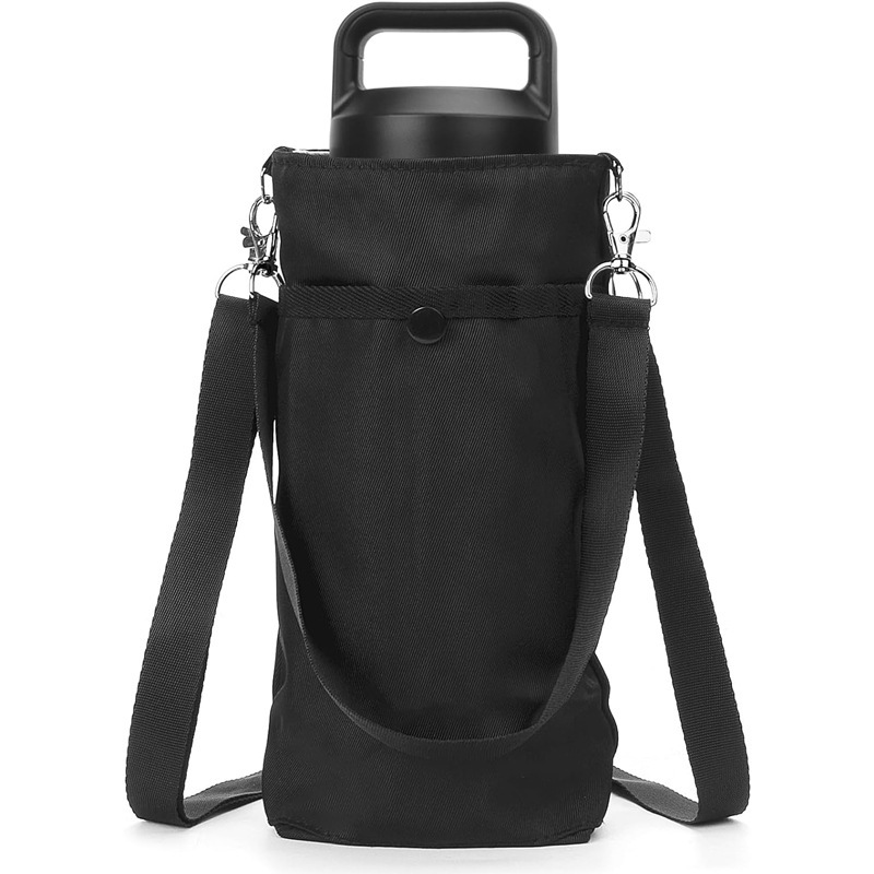 Water Bottle Rack Bag Compatible Water Bottle with Sling Hiking Portable Thermal Insulation Wear-resistant Water Cup Protective Cover