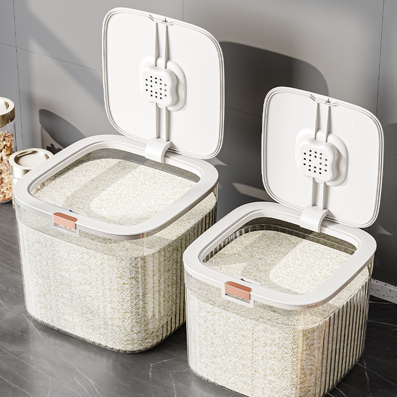 Storage Bin for Rice/P Flour: Pest and Moisture-Proof, Household Grade, Food-Grade Rice Storage Container, Flour Storage Can