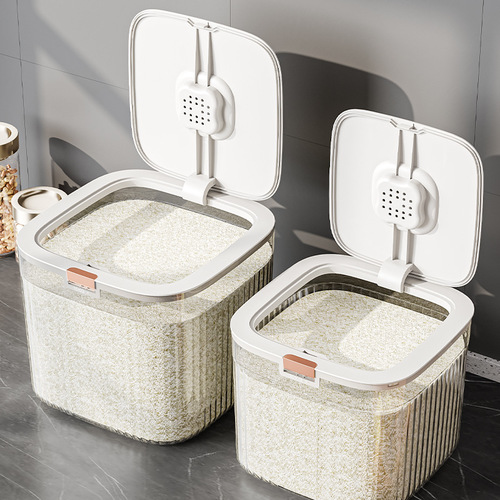 Storage Bin for Rice/P Flour: Pest and Moisture-Proof, Household Grade, Food-Grade Rice Storage Container, Flour Storage Can
