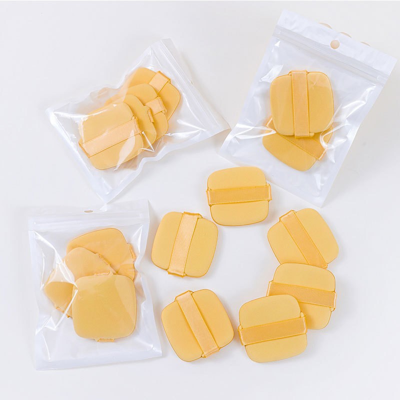 Puff de polvo sin polvo Q elástico cojín de aire suave estudio belleza especial huevo mantequilla galleta en polvo puff polvo seco pastel Guo Xiaoniu