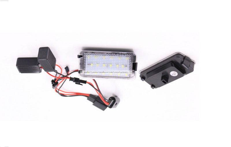 2pcs 18led license plate lights for VW SEAT 04-09 Toledo 5P Ibiza 6L03-08 models