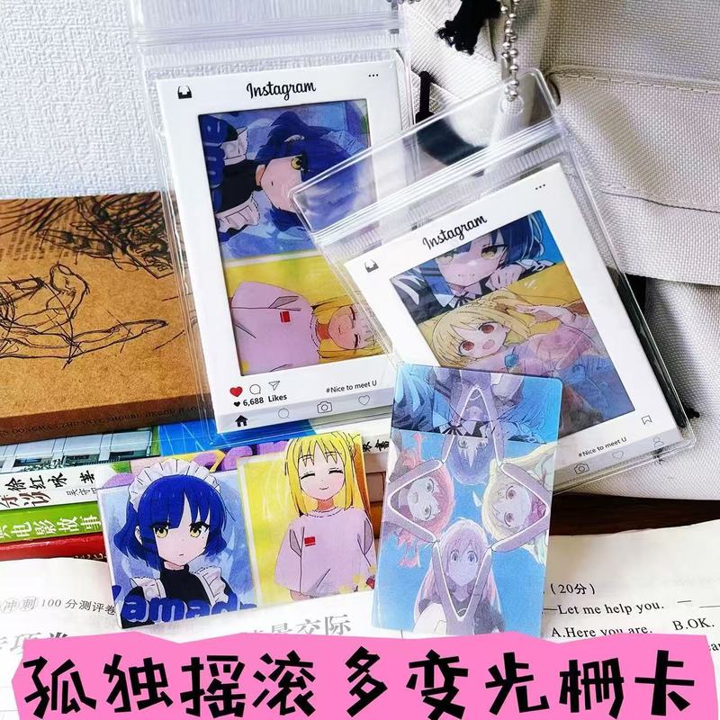 孤独摇滚山田凉光栅卡喜多郁代卡片波奇酱光栅卡送朋友挂件|undefined