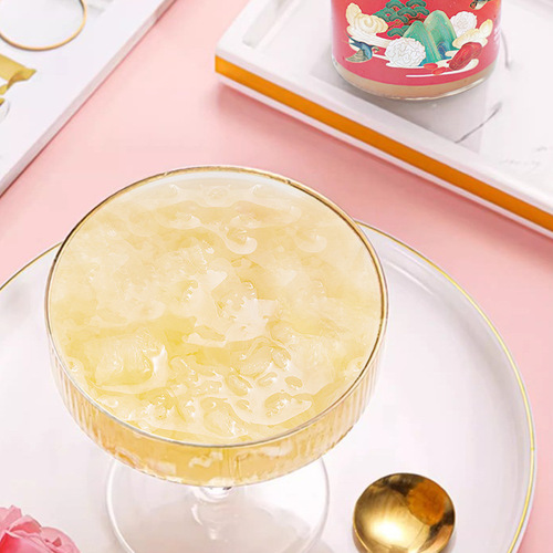 Snow Fungus Ears Freshly Cooked Jujube and Goji Berry Herbal White Fungus Soup 1320g Open-Top Instant Edible White Fungus Beverage Nourishing