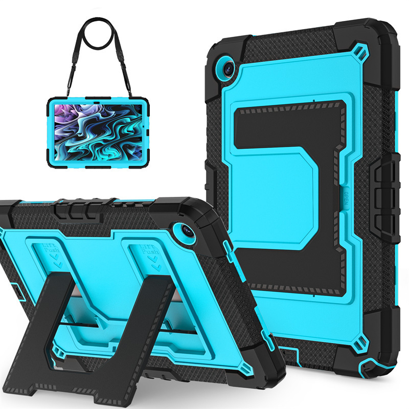 Suitable for Samsung Tab A9/A11 Silicone Strap Protective Case Foldableing Pc Stand Samsung Tab S9 Tablet Case Suitable for Samsung Tab A9/A11 Silicone Strap Protective Case Foldableing Pc Stand Samsung Tab S9 Tablet Case