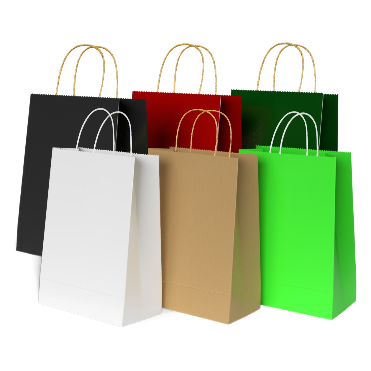 Bolsa de papel kraft para comida para llevar – impresa con logotipo, ideal para catering o regalo