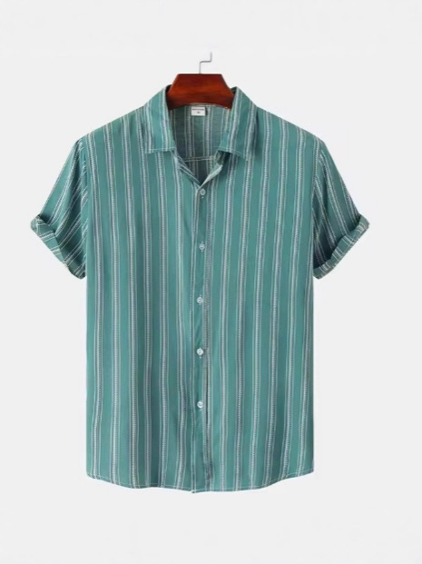 Fashionable black white summer shirt