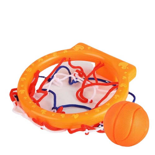 Indoor Mini Basketball Hoop Adhesive No-Damage Basketball Frame Children's Bathroom Shower Basketball Shooting Water Play Ball Toy