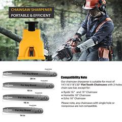 Chain saw sharpener for woodworking, chain saw chain sharpener, quick chain sharpening tool, chain sharpening stone, saw blade sharpener