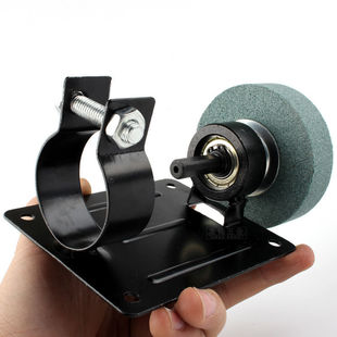 Hand Electric Drill to Grinder Modified Bracket Grinding Knife Household Grinding Wheel Stone Converter Multi-Function Fixing Tool