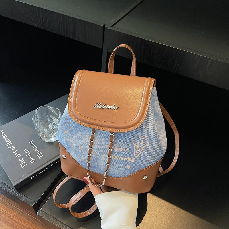Mochila de nicho de textura superior para damas 2025, otoño, nueva exquisita mochila de viaje, mochila de mujer