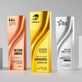 水晶工艺品;奖杯;奖牌