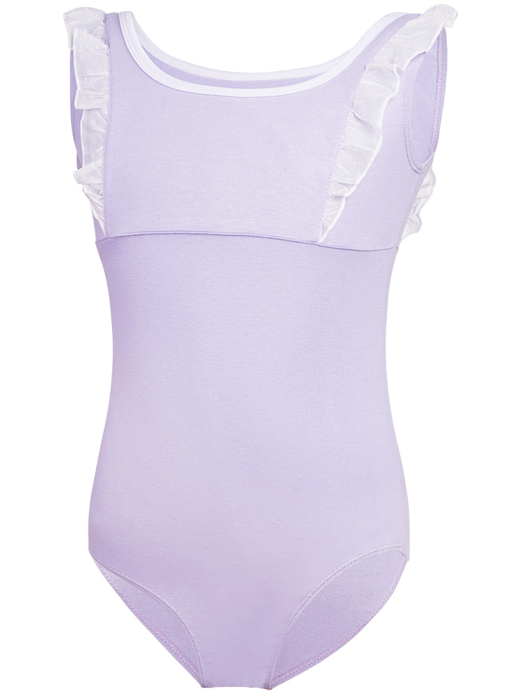 Ropa de baile ropa de práctica de cabestrillo para Niñas Ropa de rendimiento de una pieza Chaleco de Ballet de primavera y verano Ropa de baile chino