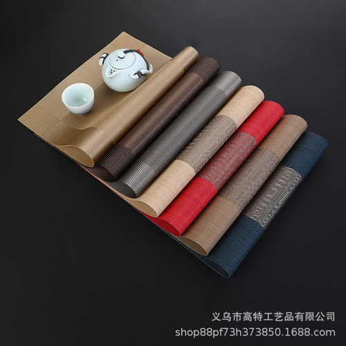 Table mat, high-end dining table mat, Western-style heat-insulating table mat, dining table mat, bowl mat, cup mat, steak mat, table flag, tea setting