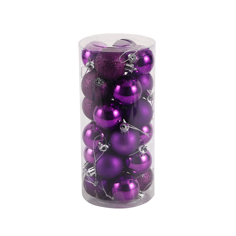クリスマスボールセット丸桶角箱彩色絵3cm 4cm 6cmクリスマス装飾クリスマスボール装飾ボールクリスマス|undefined