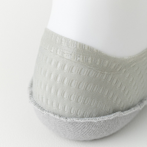 Men's pure cotton bottom breathable sweat-absorbent spring and summer thin short socks invisible anti-slip non-slip summer boat socks for men