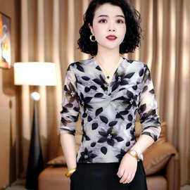中年妈妈装夏装薄款批发现货常熟直供2026年新款女装夏款地摊服装