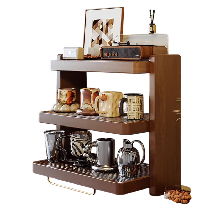 Taza de mesa de comedor de madera sólida Taza de menú Taza de café Taza de agua Taza de mesa