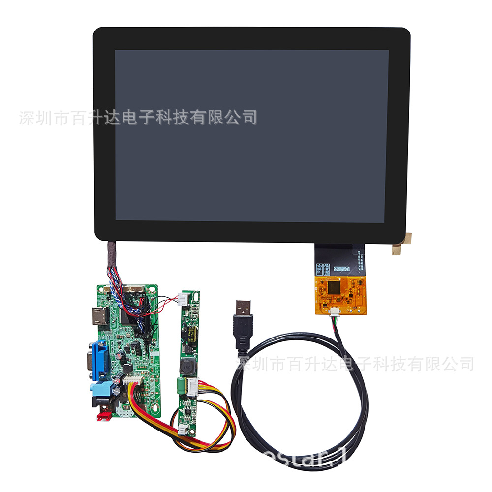 BOE工业屏10.1寸GV101WXM-N85液晶显示屏总成+屏线+驱动板触摸屏
