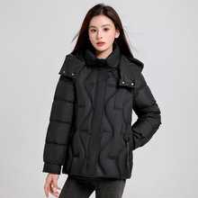 时尚宽松棉服外套2024新款韩版气质显瘦中老年妈妈装加厚棉衣棉袄