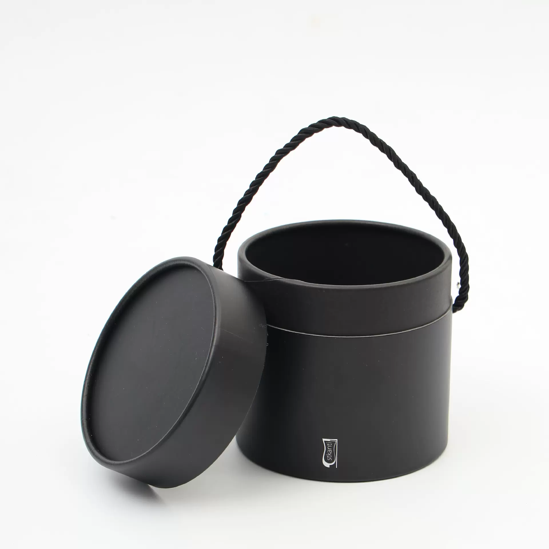 纸罐纸筒定制圆形彩印纯色食品坚果包装圆形手提罐子包装定做