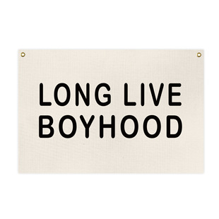 Cross-border explosions 50*75cm canvas flag thermal transfer wall flag custom pattern size