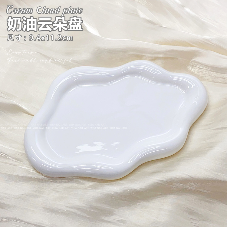 INS uñas accesorios de fotografía irregular ondulación del agua plata polvo cepillo Fondo herramienta decoración tiro Internet celebridad