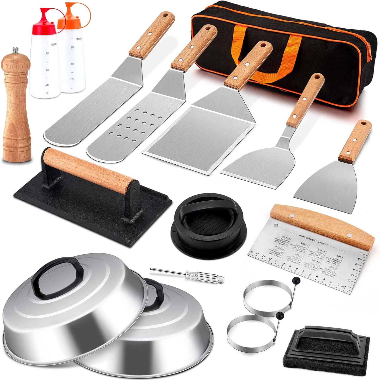 Amazon transfronterizo acero inoxidable herramientas de barbacoa set al aire libre barbecue placa de hierro cocina horno de cocina horno de cocina combinación