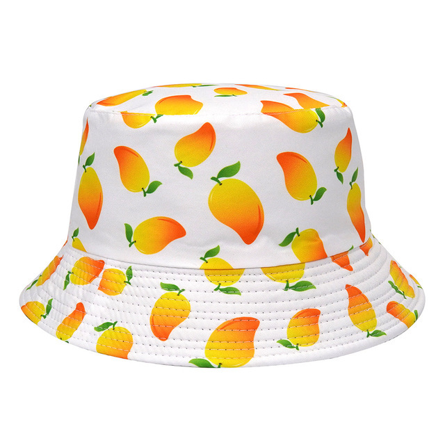 Sombrero de Sol de verano Sombrero de cubo de pato amarillo reversible para hombres