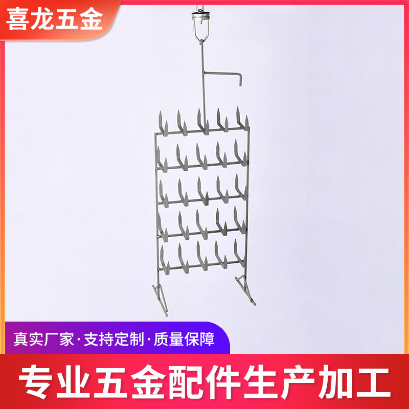 批发挂具尖片喷漆喷涂电泳喷粉挂钩金属涂装表面处理工具吊钩