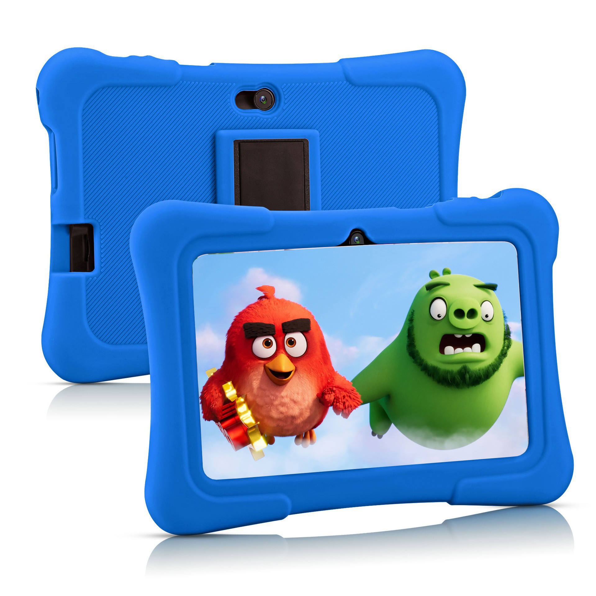 Cross-Border Hot Sale 7inch Android Kidsren's Tablet Computer Foreign Trade 32g High-Definition Learning Tablet Computer with Protective Cover