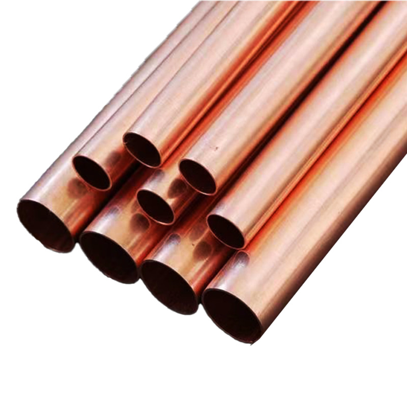 Tubo de cobre T2 tubo de cobre de gran calibre Tu2 tubo de cobre anaerógeno aire acondicionado tubo de cobre refrigerante tubo de cobre rojo tubo de cobre bobina