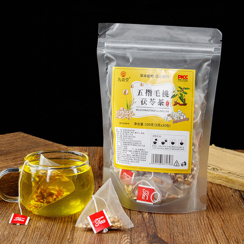 Five-finger Peach Poria Tea Adzuki Bean Barley Tea Tangerine Peel Tea Triangular Bag Healthy Tea Wet Tea Wholesale Dropshipping