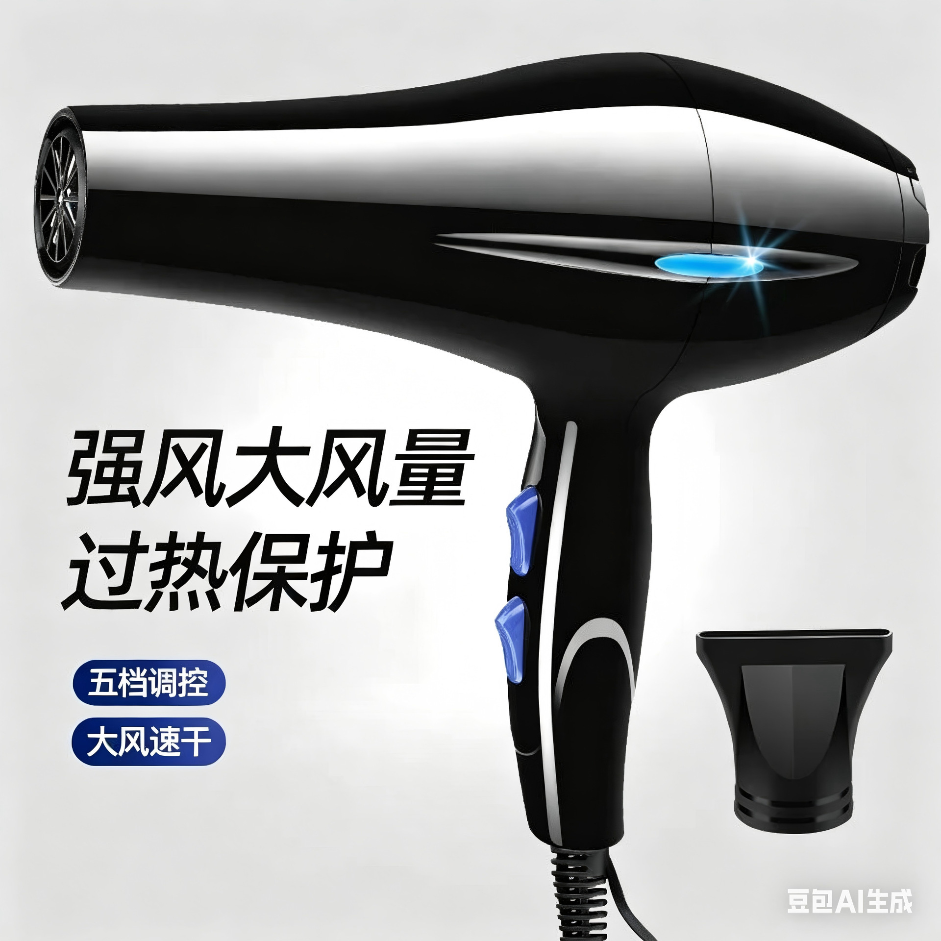 吹风机（国内插头）黑米云科技