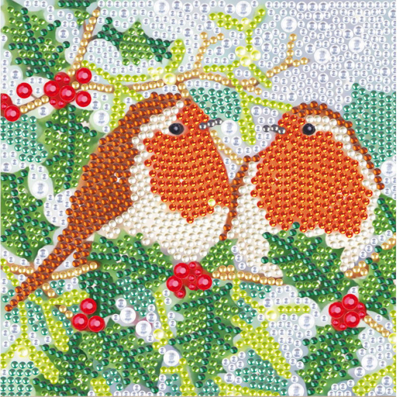 Diamante 5D dibujos animados transfronterizos para niños Papá Noel lindo muñeco de nieve DIY diamante pegatinas tamaño taladro