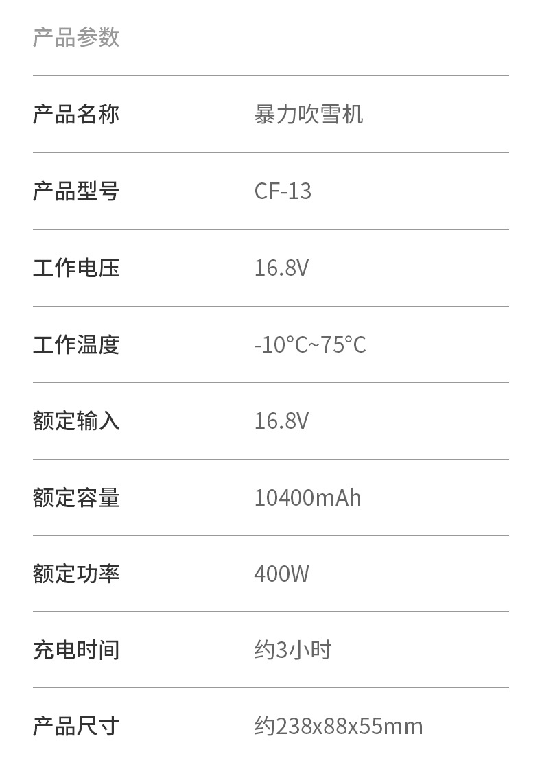 Cross-Border Supply of Vehicle-Mounted Emergency Starting Power Supply, High-Speed Turbine Brushless Motor, Violent Fan, Violent Blowing Vacuum Cleaner