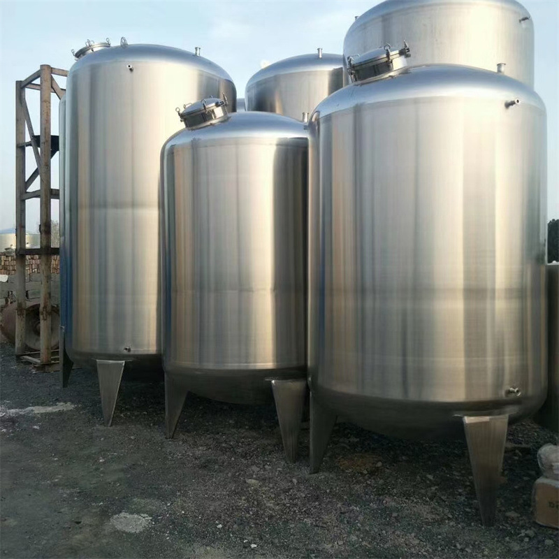 出售二手乳品发酵储存罐 立式双层保温压力罐 抗腐蚀  回收