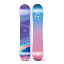 skifree彩纹单板滑雪板男女入门级成人全能平花滑雪板潮流轻便