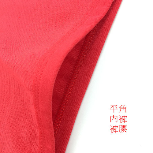 New Year's Chinese Red Birth Year Girls Developmental Underwear Boxer Briefs Set Girls' Vest Primary School Students' Chest Wrapping